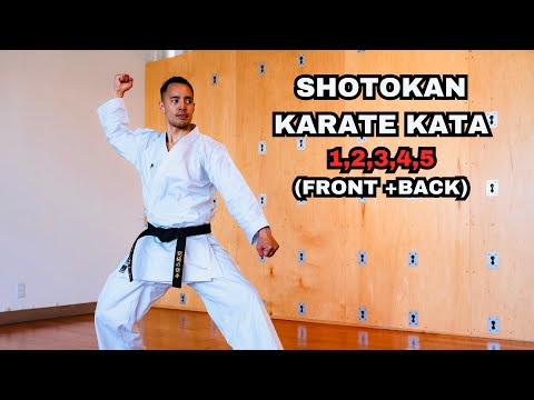 HEIAN KATA 1,2,3,4,5 🥋⛩️ (FRONT + BACK)