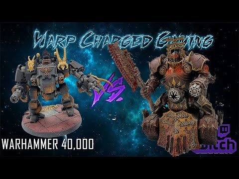 Live Warhammer 40k 9th Ed - 2k Iron Hands vs Iron Warriors