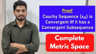Result of Cauchy sequence | L23 | TYBSc Maths | Completeness ‪@ranjankhatu‬