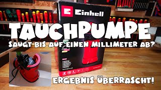 Ausprobiert: Einhell Klarwasser Tauchpumpe GE-SP 4390 LL Eco