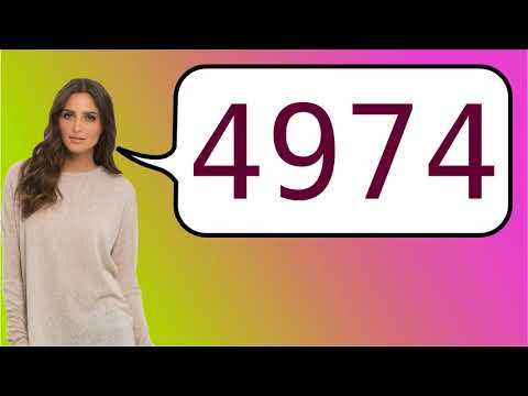 How to say '4974' in French?