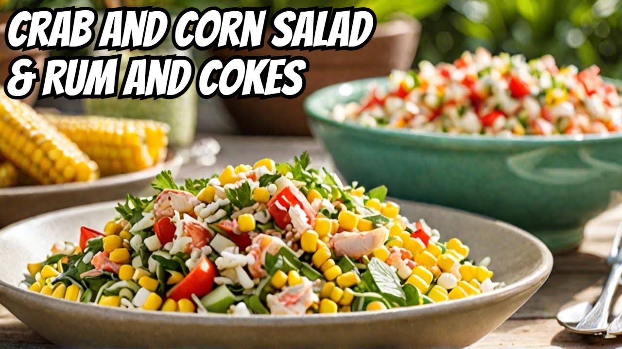 Fresh Crab and Corn Salad & Classic Rum and Cokes: A Perfect Summer Pairing