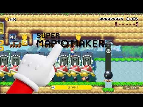 Controlled freeze clear video [Mario Maker]
