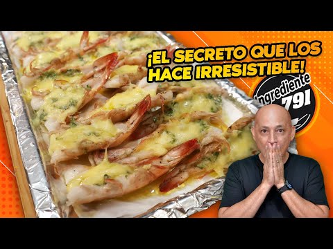 🦐 ¡El SECRETO de los camarones gratinados 🤤 MÁS deliciosos