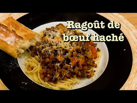 Ragoût de bœuf haché avec carotte & céleri-rave - Recette # 270