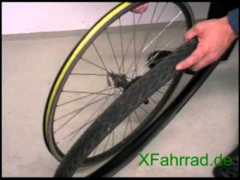 XFahrrad.de - Aus- und Einbau eines Reifens