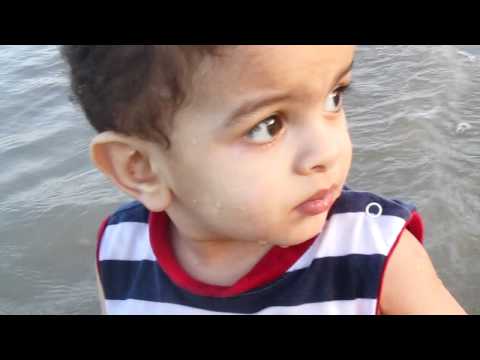 My nephew Mohammad in the last summer