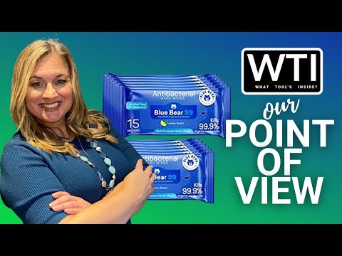 Blue Bear Antibacterial Hand Wipes - WTI product video review