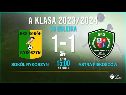 Sokół Rykoszyn - Astra Piekoszów kolejka 16 a klasa 20203/2024