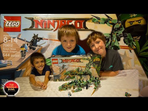 Ninjago Movie Lego Set 70612  Green Ninja Mech Dragon Speed Build and review