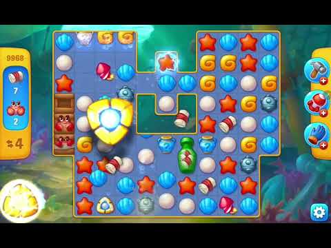 Fishdom Easy Level 9968 (with ingame lightning booster) @choraelmin