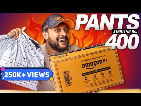 🔥 BEST BUDGET PANTS/TROUSERS FOR MEN on AMAZON UNDER 1000 | Men Pants Haul Review 2023 | ONE CHANCE