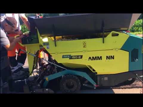 Ammann AFW 150-2 Asphaltfertiger // Einsatzort Straßenbau