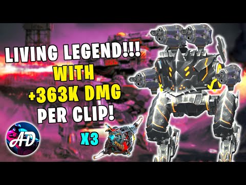 CRAZY LIVING LEGEND STREAK! BLITZ SHREDDER 3x OVERDRIVE Unit +86.5% DMG - War Robots Mk2 Gameplay WR