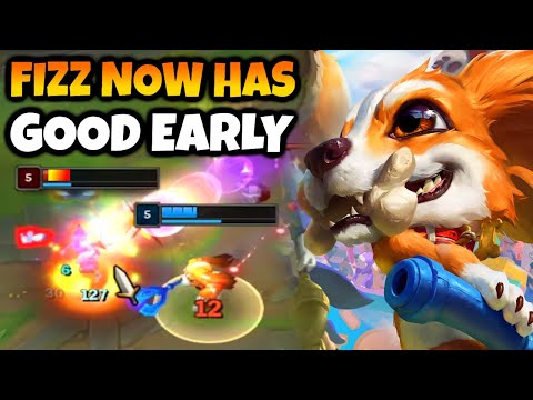 FIZZ MID got HUGE EARLY GAME BUFFS. Is he back in the Meta?!