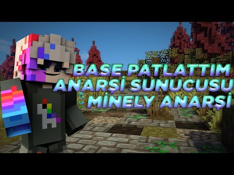 Enes1 Streamer -  I Destroyed a Real Base😱Minecraft Anarchy Server Minely Anarchy |  Server Introduction