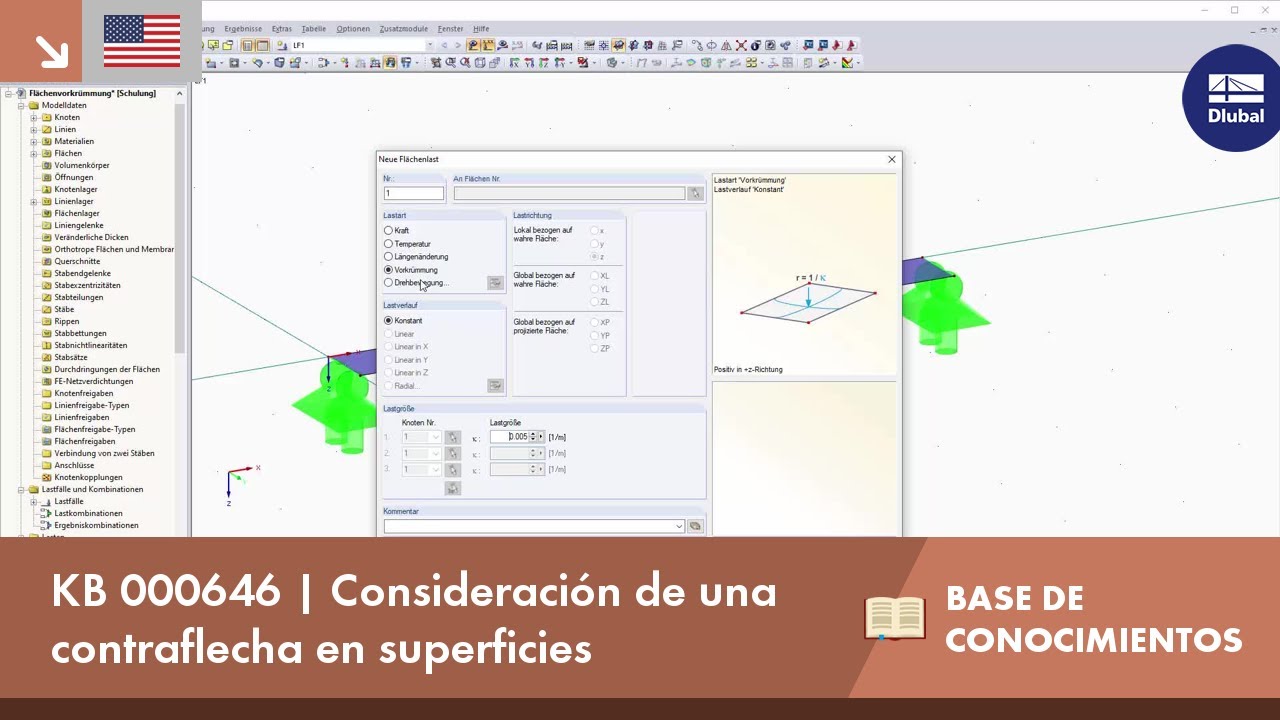 KB 000646 | Consideración de una contraflecha en superficies