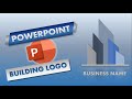 How To Design Building Logo On PowerPoint Powerpointtutorial Powerpoint