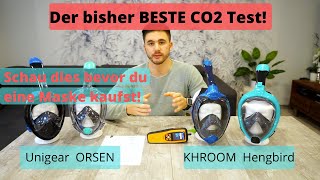 Sind #Schnorchelmasken gefährlich? #Vollgesichtsmasken im CO2 Test 2020. Umfangreicher Test deutsch
