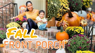 🍁FALL 2021| FRONT PORCH | DECORATE WITH ME  🍁 #falldecor #homedecor #decoratewithme