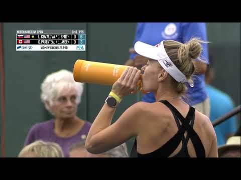 Invisalign North Carolina Open -Women's Doubles Gold Medal Match-Smith/Kovalova vs. Jansen/Parenteau