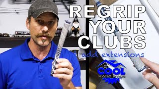How to Change Golf Grips [No Vise] and Add Extensions