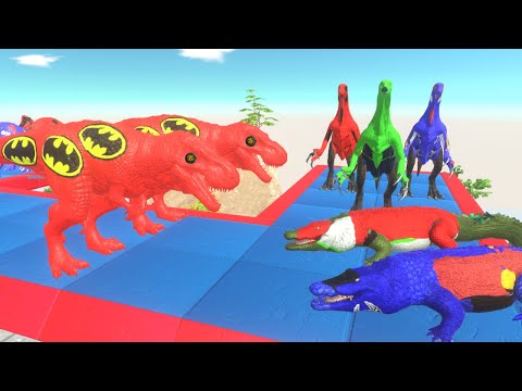 Crush the Bridge or T rex Will Get You ARBS   Animal Revolt Battle Simulator