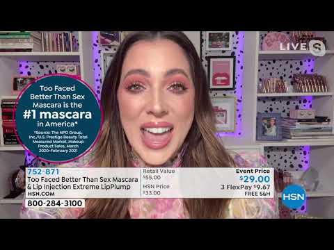 Too Faced Better Than Sex Mascara   Lip Injection Extrem...