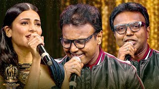 Imman&#39;s Fiery Adchithooku VS Shruti Haasan&#39;s Magical Melody! Double Dhamaka On Stage!  WOW Awards