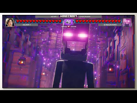 Team Steve vs Piglins All Fight with Healthbars