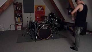 Drum kit setup - Time lapse *HD* - Ben Brook