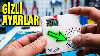 Syntech SYN 176 RF Kablosuz Oda Termostatı İncelemesi: Eşleştirme, Parametre Aya