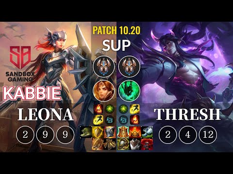 SB Kabbie Leona vs Thresh Sup - KR Patch 10.20