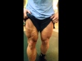 Tyler Garceau Bodybuilder leg pump