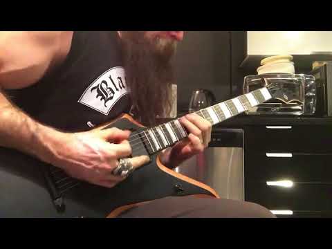 Zakk Wylde solo for "Stillborn" w/The BLOOD EAGLE in MAHOGANY BLACKOUT