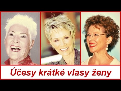 účesy Pro Krátké Vlasy Starší ženy