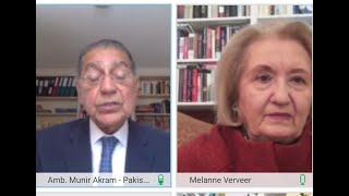 Amb. Munir Akram speaking at Women’s Human Rights &amp; envi. sustainability: Challenges &amp; opportunities