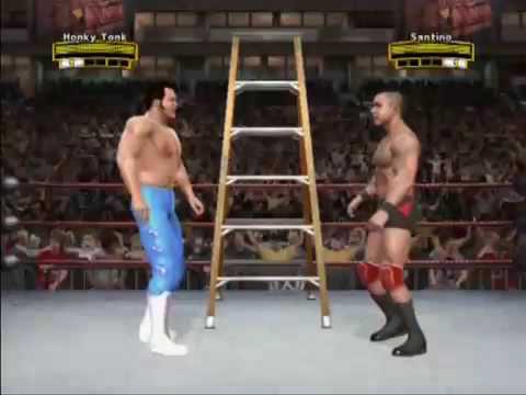 LOW: Honky Tonk Man vs. Santino Marella - Ladder Match