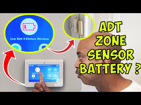 ADT low batt error | Zone Sensor Replacement