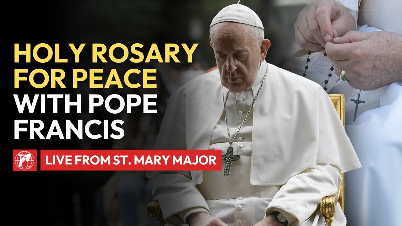 LIVE | Holy Rosary for Peace with Pope Francis | October 6th, 2024