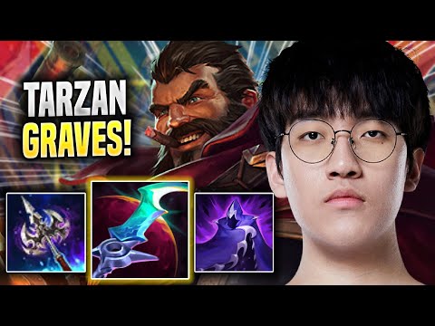 TARZAN IS A GOD WITH GRAVES! - LNG Tarzan Plays Graves JUNGLE vs Lee Sin! | Season 2022