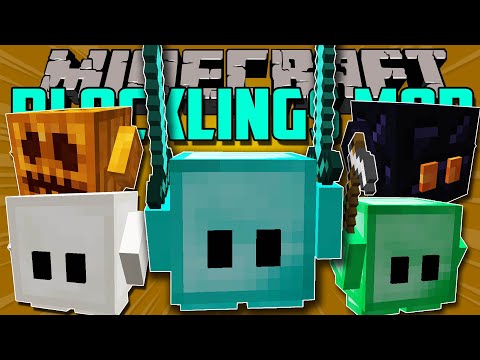 BLOCKLINGS MOD - Cubes that farm, mine and fight for you!  - Minecraft mod 1.12.2, 1.11.2 Review