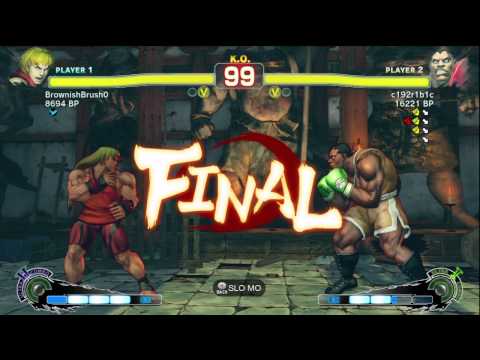 c192r1b1c [Balrog] vs BrownishBrush0 [Ken] SSF4 Japanese Online Ranked Matches - TRUE-HD