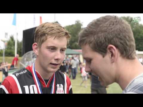 NK Veldkorfbal 2016 Interview Kaj Raterman