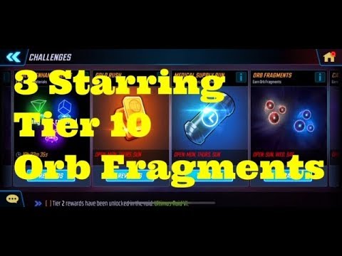 How to 3 Star Tier 10 Orb Fragments Challenge 157K - Nick Fury + Shield - Marvel Strike Force - F2P