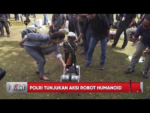 POLRI KENALKAN ROBOT ANJING LISTRIK