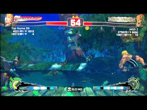 SSF4 AE:2012 Top Gunna DX (Cody) vs JAGO Z (Dhalsim)