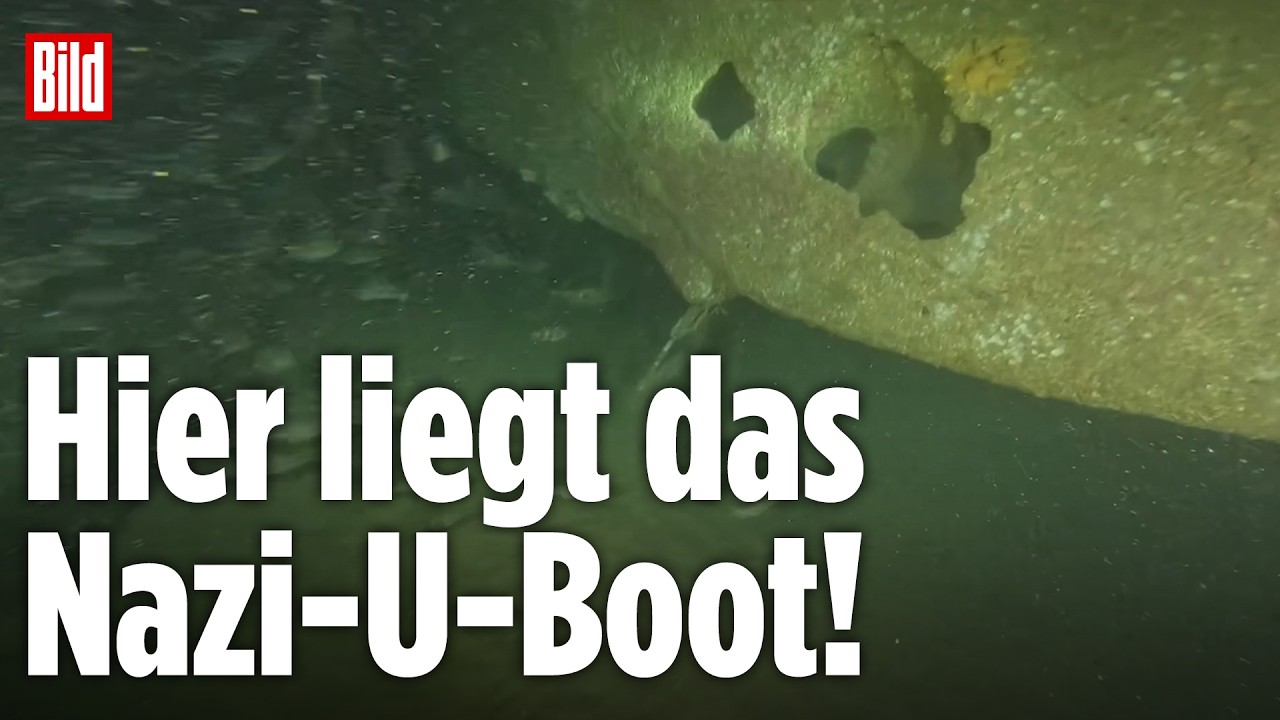 82 Jahre verschollen: Britische Taucher finden Nazi-U-Boot U-672 im Ärmelkanal