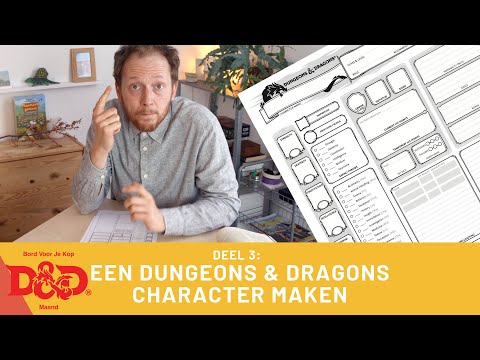 Een Dungeons & Dragons Character Maken - Bord Voor Je Kop D&D Maand Deel 3