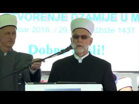 Kloni se grijeha, učinićeš hidžru - dr.Sead ef. Seljubca na otvorenju džamije u Mramoru